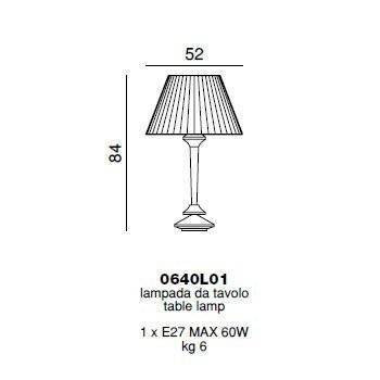 Настольная лампа Beby Group Euphoria 0640L01 Black shiny 024 Настольная лампа Beby Group Euphoria 0640L01 Black shiny 024
