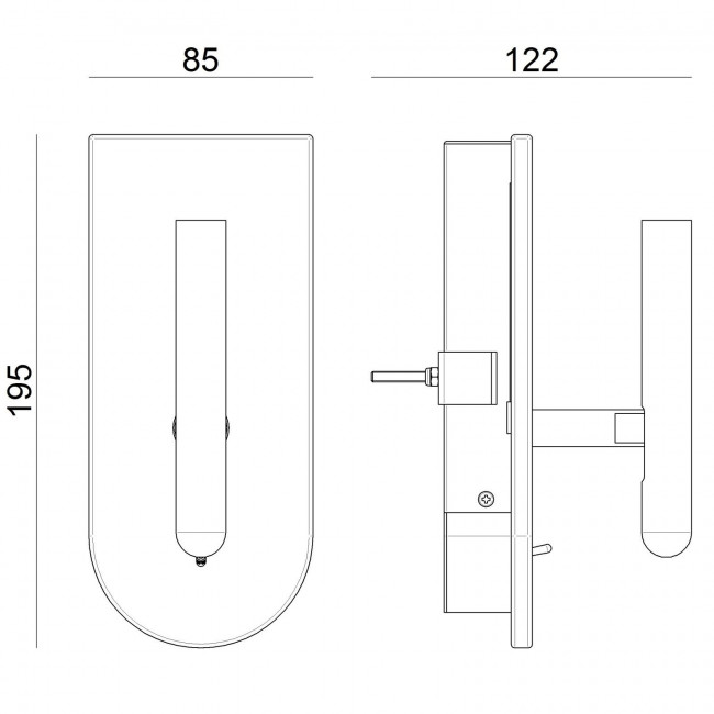 Бра Linea Light 1Night 8639 Бра Linea Light 1Night 8639