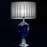 Настольная лампа Euroluce Pluton LP1 silver Violet Настольная лампа Euroluce Pluton LP1 silver Violet