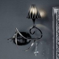 Бра Masca Chic 1831/A1D Nero lucido / Glass 501 Бра Masca Chic 1831/A1D Nero lucido / Glass 501