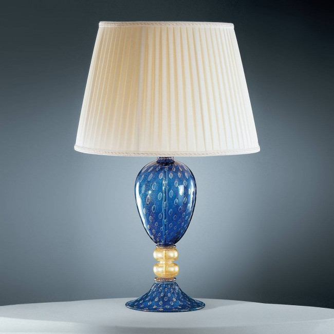 Настольная лампа Vetri Lamp 97 Blu/Oro 24 kt. Completo Настольная лампа Vetri Lamp 97 Blu/Oro 24 kt. Completo