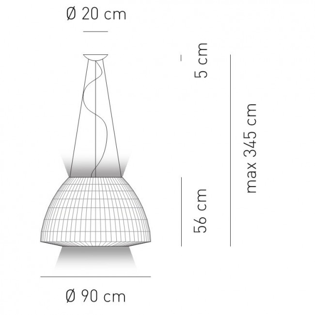 Подвесной светильник Axo Light Bell SP BEL 090 Verde SPBEL090FLEVEXX Подвесной светильник Axo Light Bell SP BEL 090 Verde SPBEL090FLEVEXX