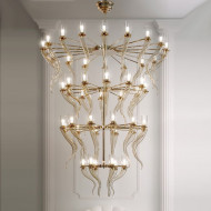 Люстра IlParalume MARINA 8810 2049/CH48/SG Люстра IlParalume MARINA 8810 2049/CH48/SG