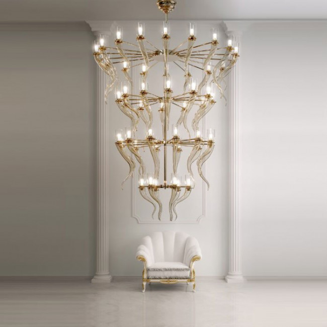 Люстра IlParalume MARINA 8810 2049/CH48/SG Люстра IlParalume MARINA 8810 2049/CH48/SG