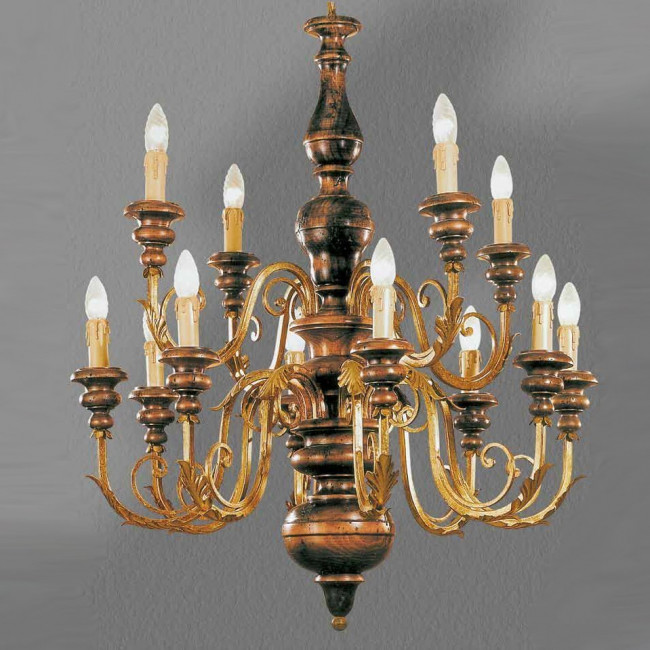 Люстра Passeri International Legno L 1991/8+4 Dec. 01 + 084 Люстра Passeri International Legno L 1991/8+4 Dec. 01 + 084