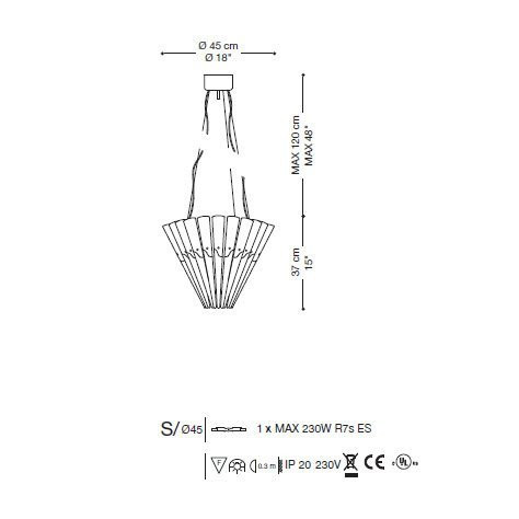 Подвесной светильник La Murrina Apache S AD-3S Подвесной светильник La Murrina Apache S AD-3S