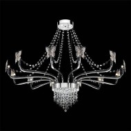 Потолочная люстра Beby Butterfly 0190B01 Chrome SW Silver Night Потолочная люстра Beby Butterfly 0190B01 Chrome SW Silver Night