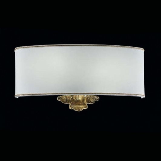 Настенный светильник Italamp 71/APV Transp.-gold/ OP / Avorio Shade Настенный светильник Italamp 71/APV Transp.-gold/ OP / Avorio Shade