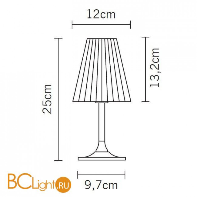 Настольная лампа Fabbian Flow D87 B01 01