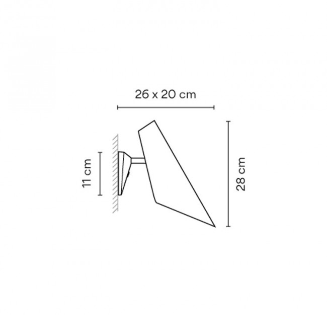 Бра Vibia I.Cono 0720 25 Beige D1