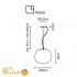 Подвесной светильник Fabbian Lumi F07 A01 01 Подвесной светильник Fabbian Lumi F07 A01 01
