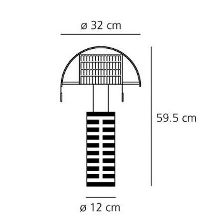 Настольная лампа Artemide Shogun tavolo A000300 Настольная лампа Artemide Shogun tavolo A000300