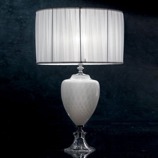 Настольная лампа Euroluce Pluton LP1 silver White