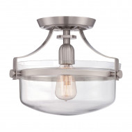 Потолочный светильник Quoizel Penn Station QZ/PENNSTAT/F BN Потолочный светильник Quoizel Penn Station QZ/PENNSTAT/F BN