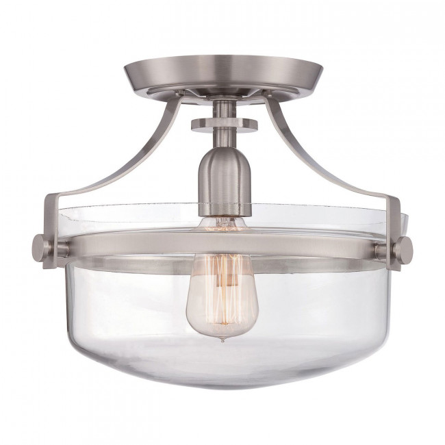 Потолочный светильник Quoizel Penn Station QZ/PENNSTAT/F BN Потолочный светильник Quoizel Penn Station QZ/PENNSTAT/F BN