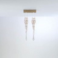 Потолочный светильник Serip Liquid CT3313/2 FO_PB Потолочный светильник Serip Liquid CT3313/2 FO_PB