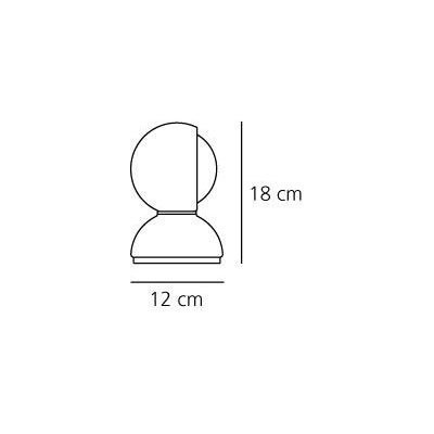 Настольный светильник Artemide Eclisse Red 0028030A