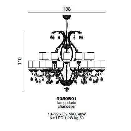 Люстра Beby Group Celebrity 9050B01 Gold Light gold Gold leaf Люстра Beby Group Celebrity 9050B01 Gold Light gold Gold leaf