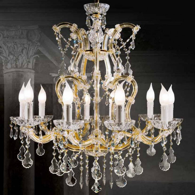 Люстра Beby Group Novecento 6300/10 Light gold HALF CUT