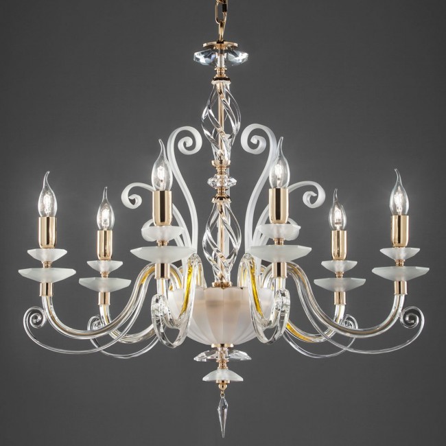 Люстра Euroluce Alicante Charm L6 gold Люстра Euroluce Alicante Charm L6 gold