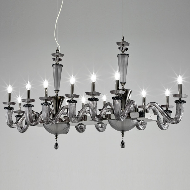 Люстра Euroluce Desiderio AXIS 14 Fume Люстра Euroluce Desiderio AXIS 14 Fume