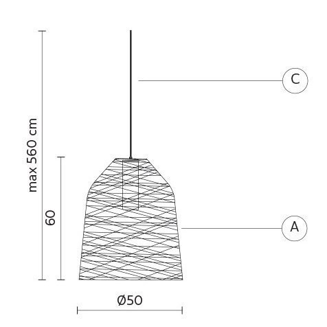 Уличный подвесной светильник Karman Black out SE101 2B EXT Уличный подвесной светильник Karman Black out SE101 2B EXT