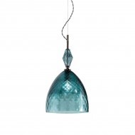 Подвесной светильник Euroluce Mood Serene S1 nichel teal blu Подвесной светильник Euroluce Mood Serene S1 nichel teal blu