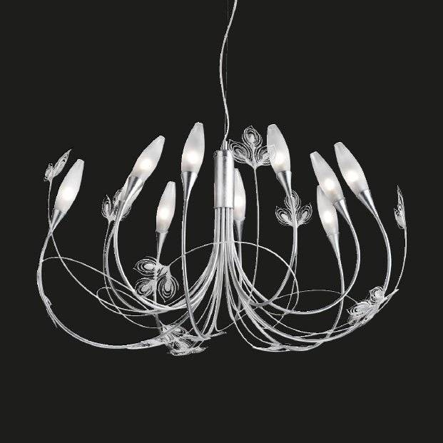 Люстра Masca Peacock 1869/10 Argento bianco Люстра Masca Peacock 1869/10 Argento bianco