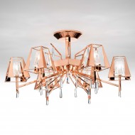 Потолочная люстра IDL Prestige 532/6PF copper Потолочная люстра IDL Prestige 532/6PF copper
