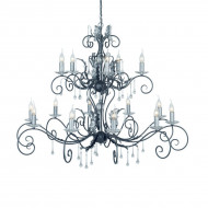 Люстра Elstead Lighting Amarilli AML15 BLK/SILVER Люстра Elstead Lighting Amarilli AML15 BLK/SILVER