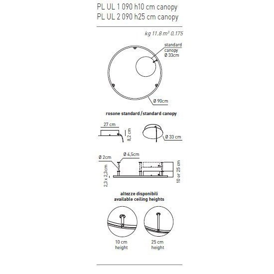 Настенный светильник Axo Light U-Light PL UL 2 090 h25 cm canopy PL UL 2 090 LED RU XX Настенный светильник Axo Light U-Light PL UL 2 090 h25 cm canopy PL UL 2 090 LED RU XX