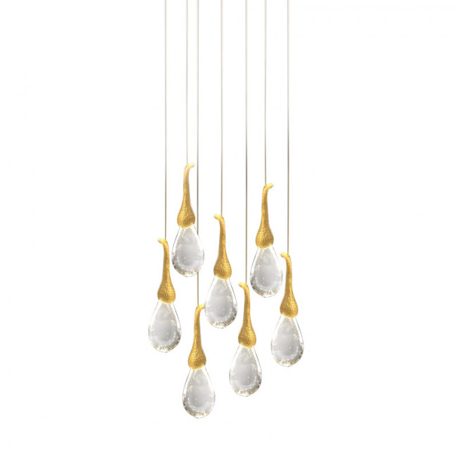 Подвесной светильник DeLight Collection seed OMG07287-7 gold Подвесной светильник DeLight Collection seed OMG07287-7 gold