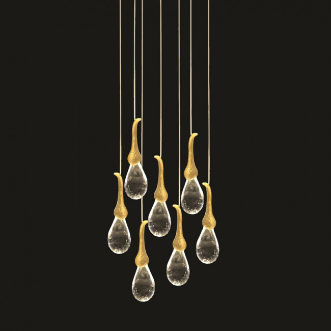 Подвесной светильник DeLight Collection seed OMG07287-7 gold Подвесной светильник DeLight Collection seed OMG07287-7 gold