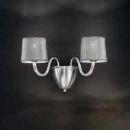 Бра IDL Grace 530/2A chrome / silver lame Бра IDL Grace 530/2A chrome / silver lame