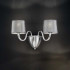 Бра IDL Grace 530/2A chrome / silver lame Бра IDL Grace 530/2A chrome / silver lame
