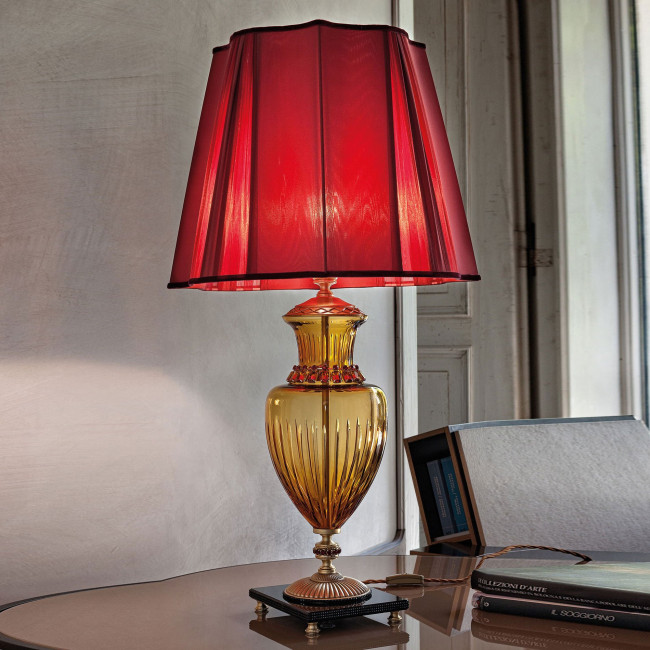 Настольная лампа Euroluce Premier LG1 Amber Настольная лампа Euroluce Premier LG1 Amber