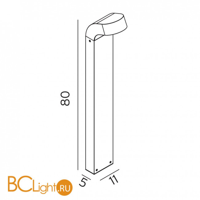 Садово-парковый фонарь Norlys Molde 1901AL