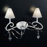 Бра Masca Chic 1831/A2 Bianco lucido / Glass 502 Бра Masca Chic 1831/A2 Bianco lucido / Glass 502