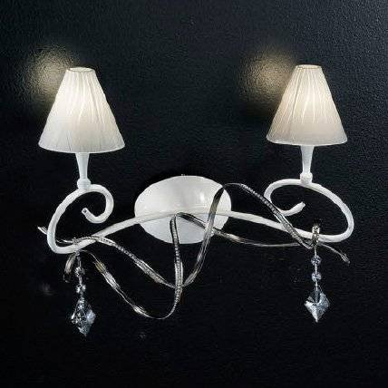 Бра Masca Chic 1831/A2 Bianco lucido / Glass 502 Бра Masca Chic 1831/A2 Bianco lucido / Glass 502