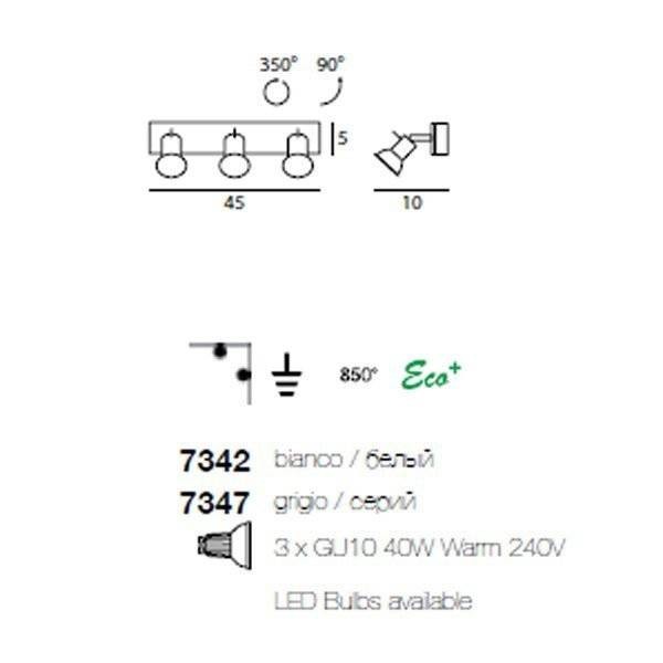 Cпот (точечный светильник) Linea Light Spotty 7342 Cпот (точечный светильник) Linea Light Spotty 7342