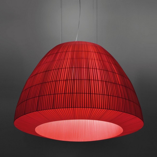 Подвесной светильник Axo Light Bell SP BEL 180 Rosso / bianco SPBEL180E27RSBC Подвесной светильник Axo Light Bell SP BEL 180 Rosso / bianco SPBEL180E27RSBC