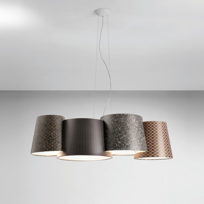 Подвесной светильник Axo Light Melting Pot SP MEL 115 SPMEL115NEXXE27 with diffusors Подвесной светильник Axo Light Melting Pot SP MEL 115 SPMEL115NEXXE27 with diffusors