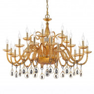 Люстра Euroluce Toochic L12+6+6 Gold Amber Люстра Euroluce Toochic L12+6+6 Gold Amber