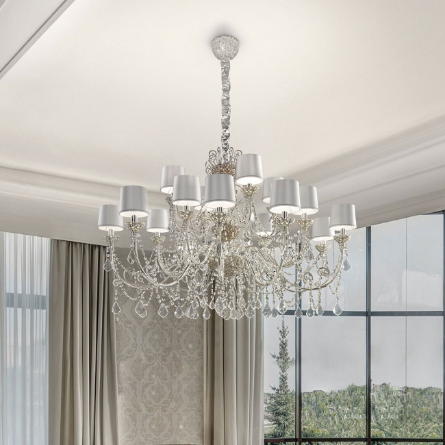 Люстра Masiero Imperial 16 G04 Cut Люстра Masiero Imperial 16 G04 Cut