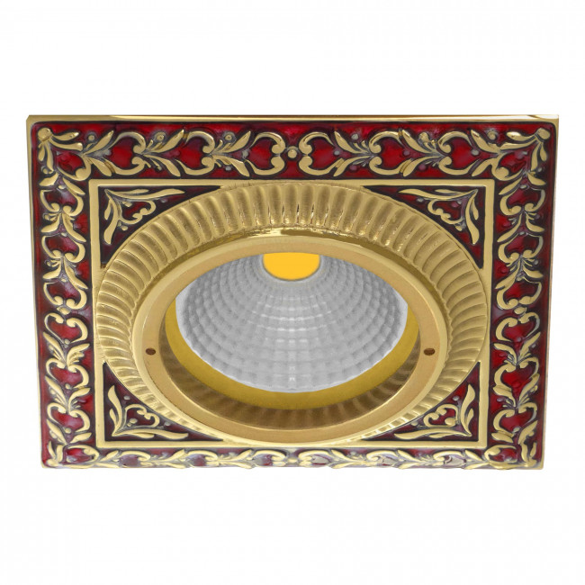 Встраиваемый спот (точечный светильник) FEDE Lighting Smalto Italiano Siena Square FD1005ROEN Встраиваемый спот (точечный светильник) FEDE Lighting Smalto Italiano Siena Square FD1005ROEN