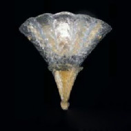 Настенный светильник Italamp 73/AP Transp.-gold/ O