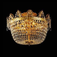 Потолочный светильник Beby Group Opera 2002/6PL Light gold CUT CRYSTAL Потолочный светильник Beby Group Opera 2002/6PL Light gold CUT CRYSTAL