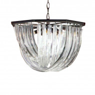 Подвесной светильник DeLight Collection Murano Glass KR0116P-5R black Подвесной светильник DeLight Collection Murano Glass KR0116P-5R black