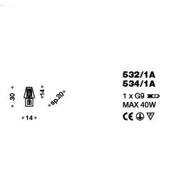 Бра IDL Prestige 532/1A copper Бра IDL Prestige 532/1A copper
