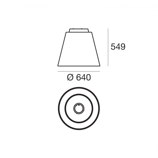 Потолочный светильник Linea Light Vulcano 10336